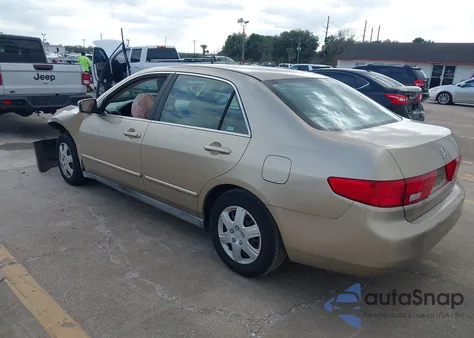 2005 Honda Accord 2.4 Lx from USA, damaged, VIN 1HGCM56465A134796